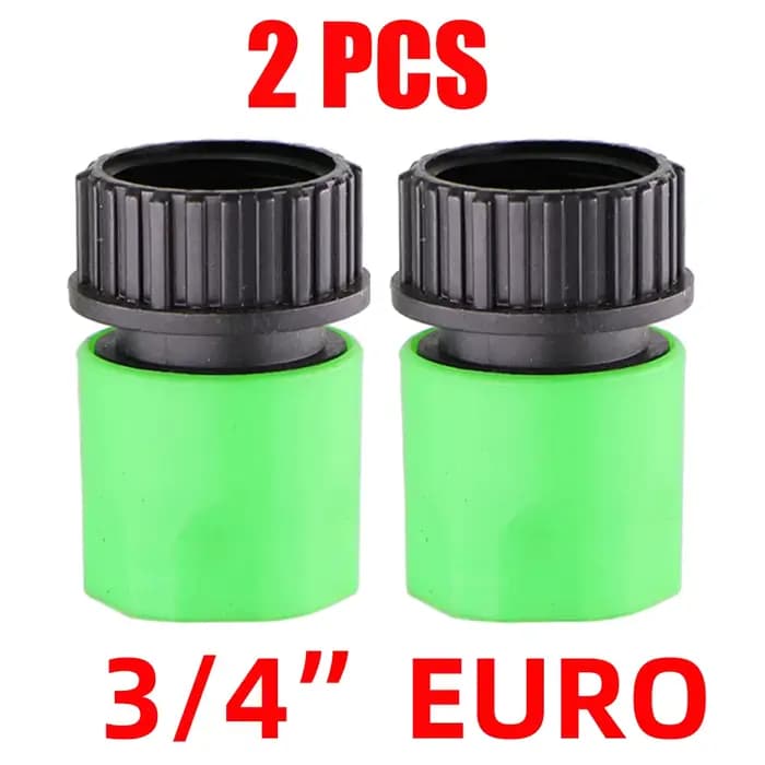 Raccord rapide EURO USA 3/4" mâle fileté pour tuyau d'arrosage, adaptateur pour système d'irrigation