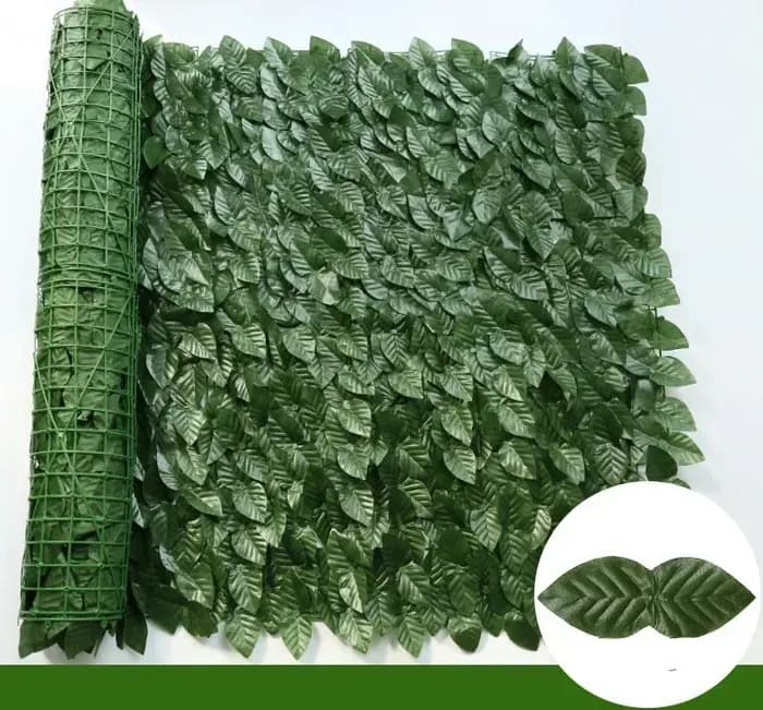 Panneau mural de plante de clôture de lierre artificiel 100x300cm