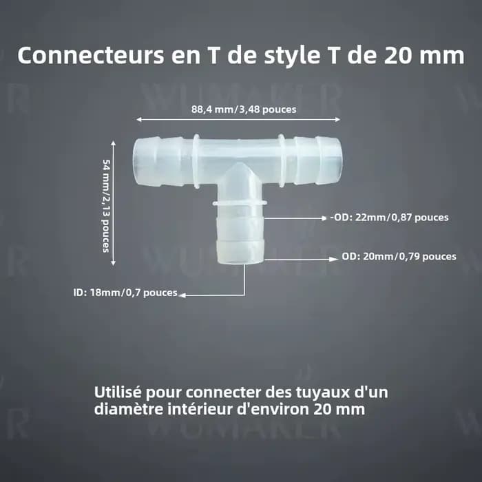 Connecteurs en T de Style T