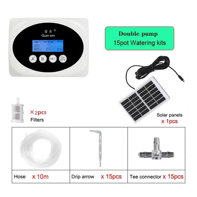 Système d'irrigation goutte-à-goutte Intelligent à Double pompe