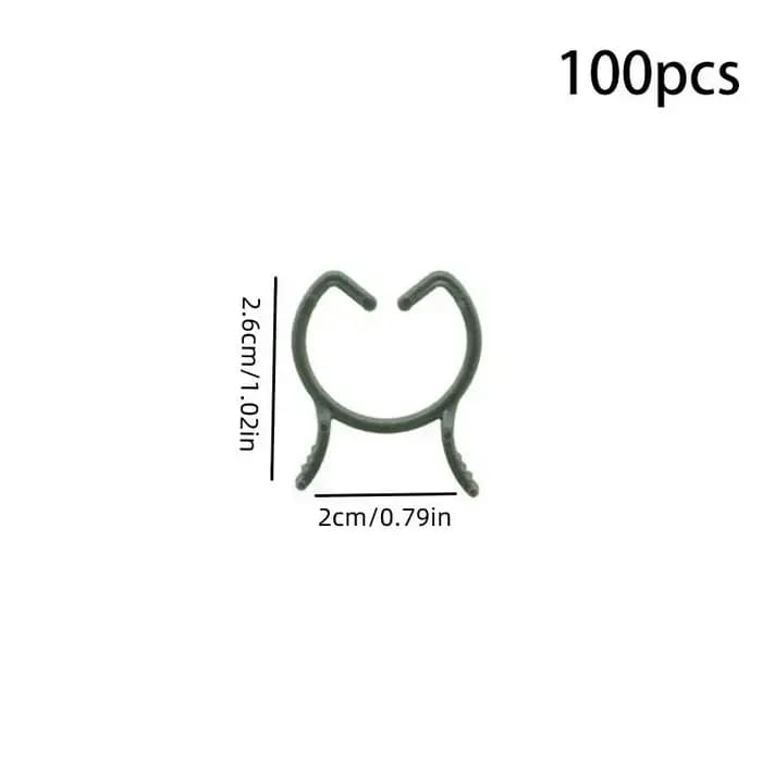 Clips de cerclage de vigne de jardin en plastique