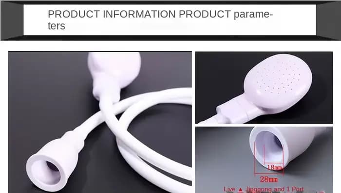 Tuyau universel en caoutchouc pour pulvérisation d'évier, tuyau de pulvérisation Portable pour shamp