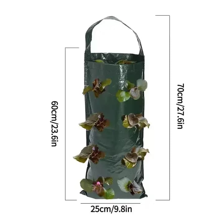 Sacs de culture suspendus pour fraises et tomates, sac de plantation suspendu, jardin vertical, pot
