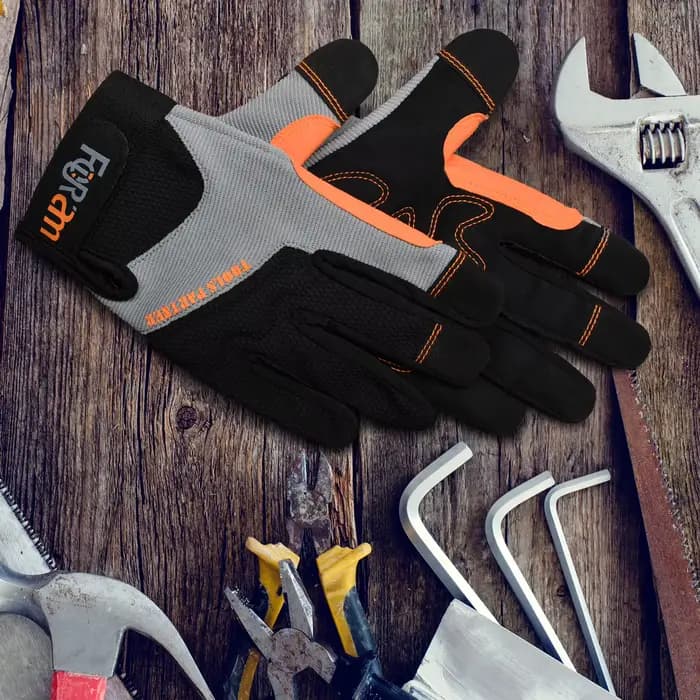 1 paire de gants de travail utilitaires pour écran tactile pour hommes et femmes, respirants, pour C