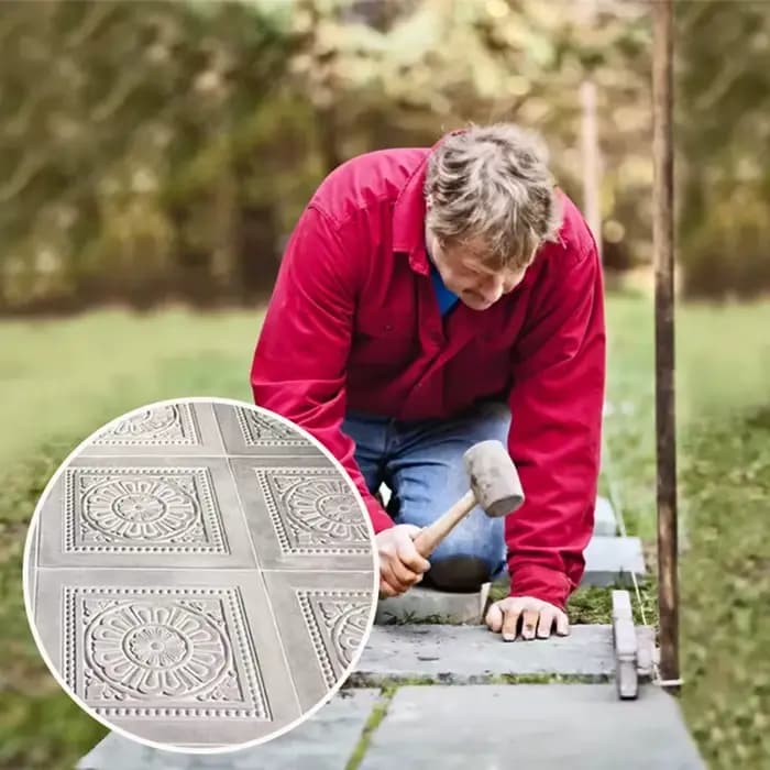 Le beau moule de ciment de pétale embellir le sens artistique pour les amateurs de jardin