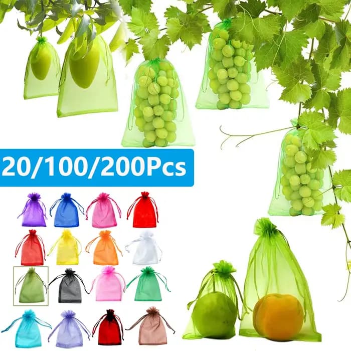 Sacs de Culture de Fruits et Légumes, Protection Contre les Oiseaux, Filet en Maille, Outils de Jard