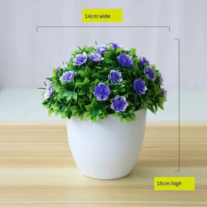 Plantes artificielles bonsaï en pot