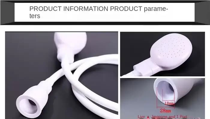 Arroseur portatif de fixation de robinet de baignoire de pomme de douche d'éclaboussure pour le lava