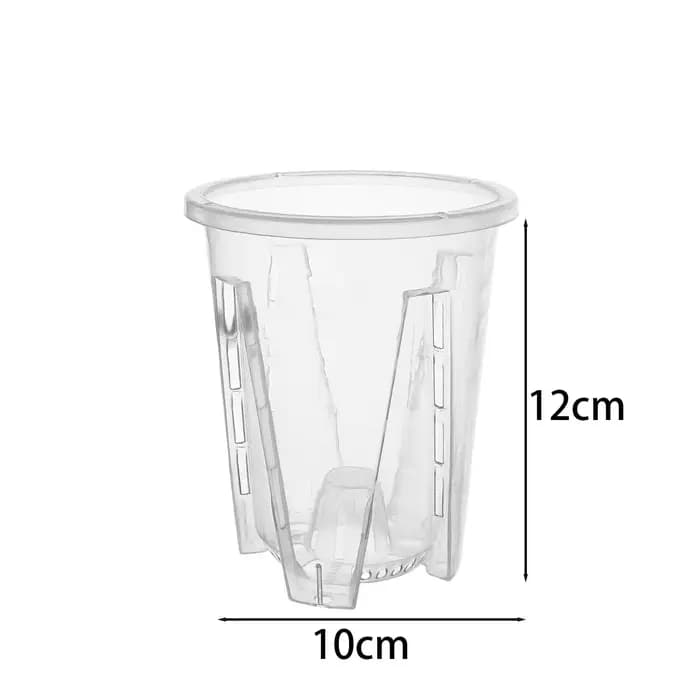 Pot de fleurs en plastique PP transparent S/M/L/XL