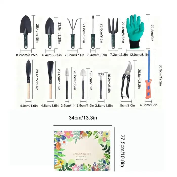 Calendrier de noël, ensemble de jardin de l'avent