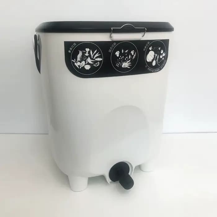 Bac de Compostage pour Collecte de Cuir oral elu à Feuilles Caduques, Boîte de Fermentation des Déchets de Cuisine Biologique, 10L Comp2018, E27