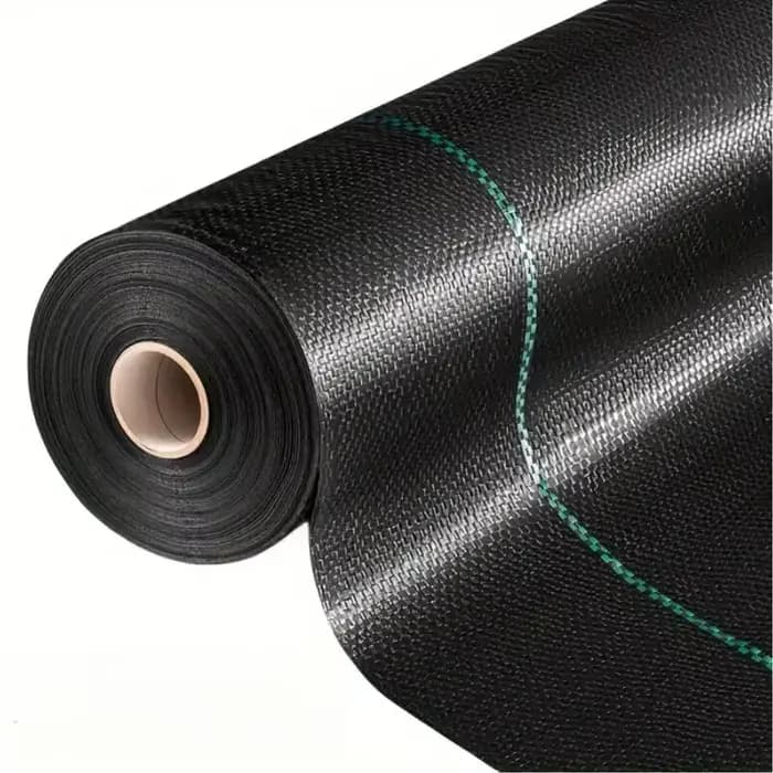 Tapis de sol en caoutchouc antidérapant, tissu barrière contre les mauvaises herbes, en polyéthylène