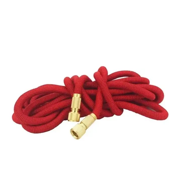 Tuyau d'arrosage extensible haute pression avec double connecteur métallique, tuyaux magiques de 25