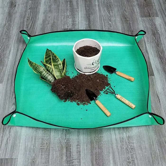 Tapis de reprise de plantes, tapis de transplantation imperméable, tapis d'empotage succulent d'inté