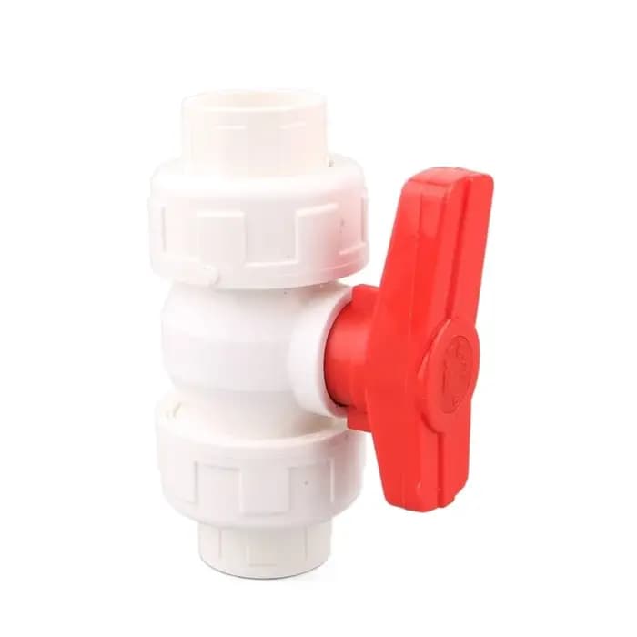 1pc PVC Union robinet à tournant sphérique 20 25 32 40 50mm tuyau d'eau
