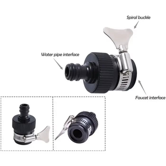 Adaptateur de robinet universel, connecteur d'eau de jardin, Conversion de robinet, tuyau de 16mm, a