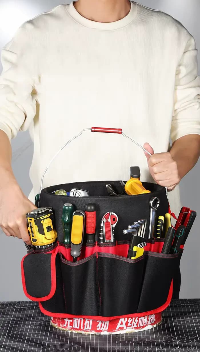 Sac de rangement multifonctionnel pour outils de jardinage