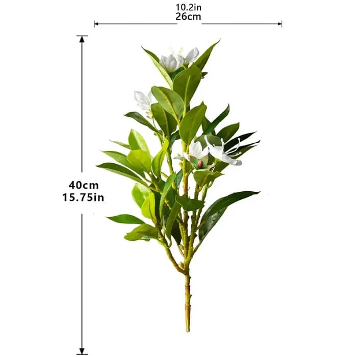Plante d'azalée artificielle avec Faux Ficus et fleurs