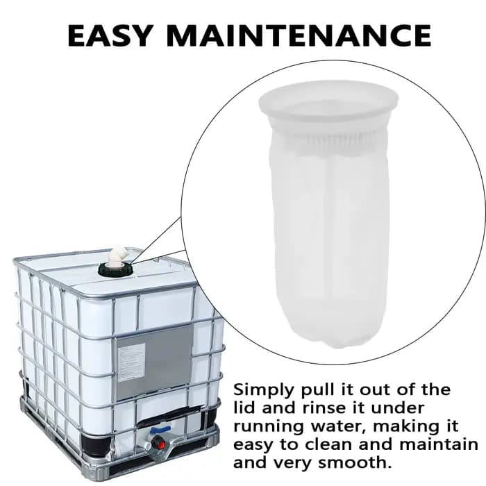 Filtre à eau de pluie multifonctionnel pour ventilation, filtre en nylon précieux respirant, couverc