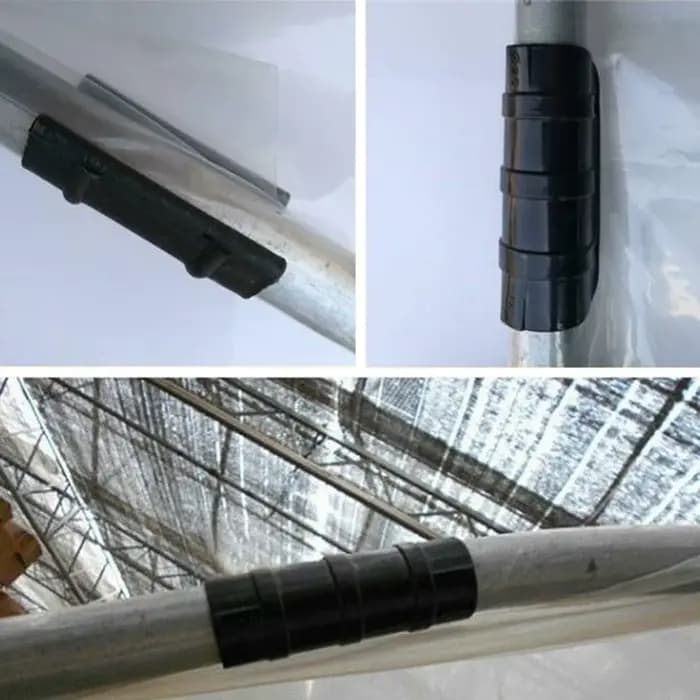 Réinitialisation de tuyau de cadre de serre, filet de pare-soleil, clip de voile, boucle de tunnel,