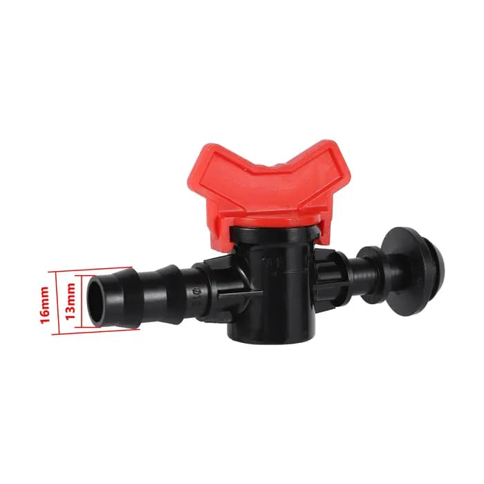 Robinet à tournant sphérique barbelé pour tuyau en Pvc