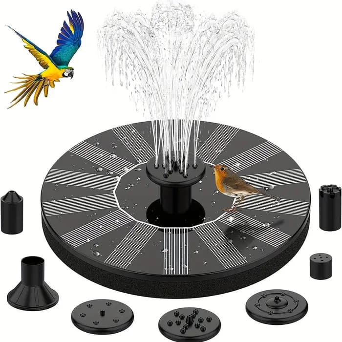 Pompe de fontaine solaire à économie d'énergie