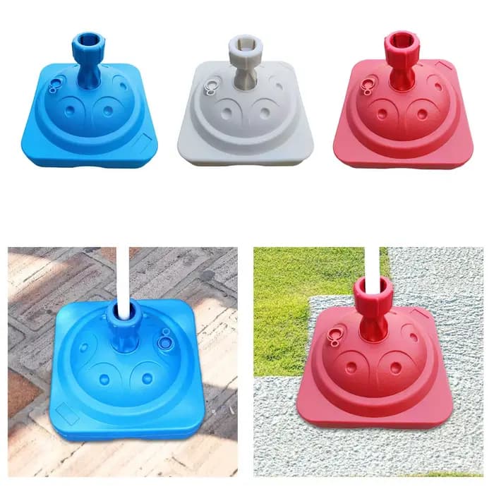 Support de Parasol, support de Parasol de Patio, carré de remplacement, eau Stable