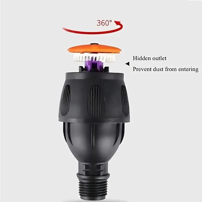 Arroseur rotatif automatique à 360 degrés, buse d'arrosage de jardin, jardinage, arrosage de fleurs,