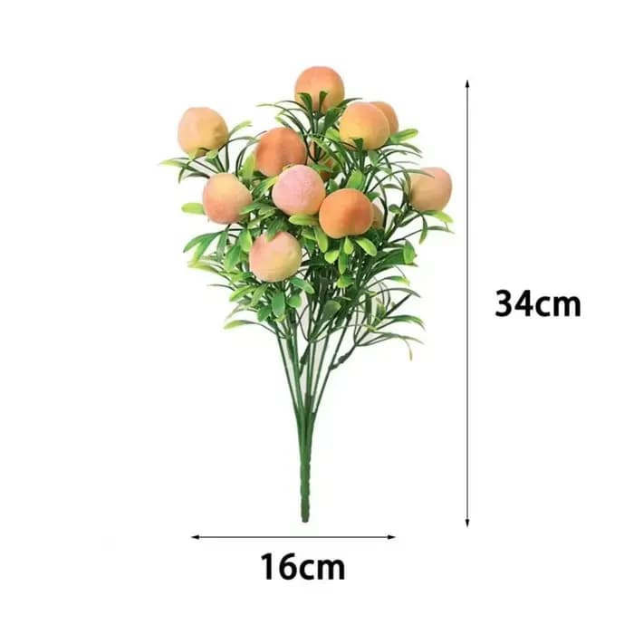 Arbre artificiel à 7 branches avec des feuilles vertes