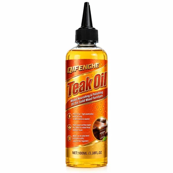 Huile de teck professionnelle pour meubles en bois 100ML