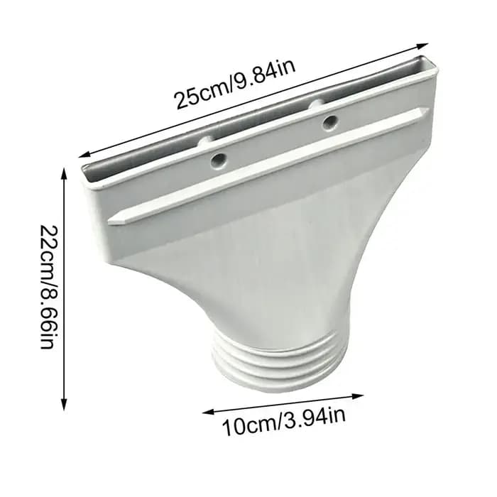 Connecteur de tuyau d'évacuation pour climatisation, buse d'évacuation plate, réduit la résistance à
