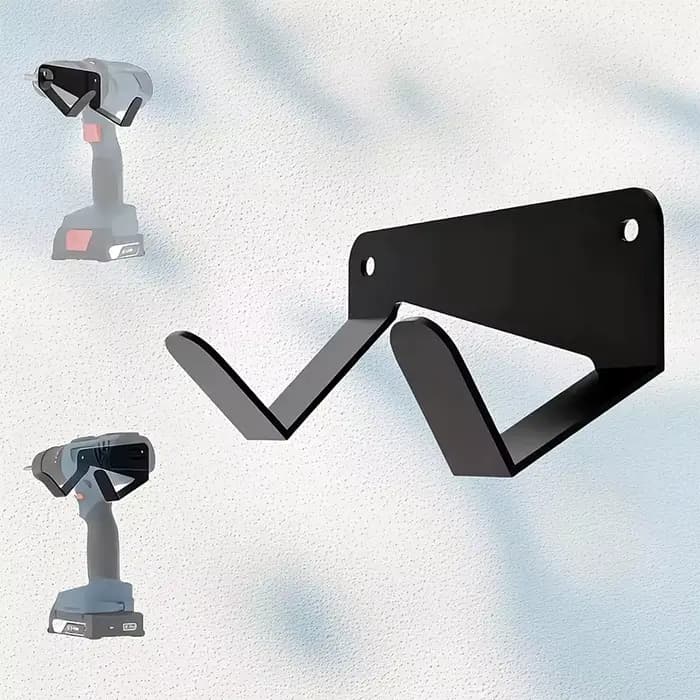Support métallique pour outils électriques mural, organisateur de rangement mural pour perceuse pour