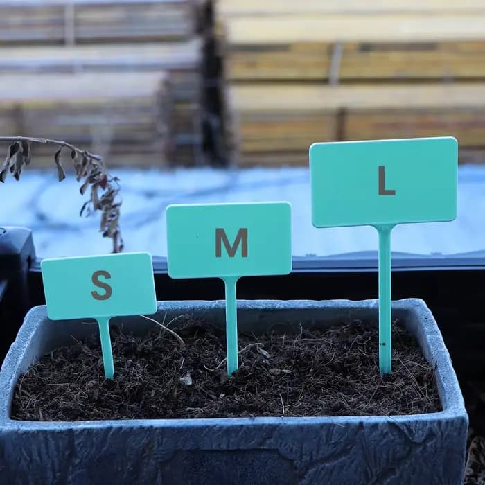 Étiquettes Attro de Plantes en Plastique Étanche Anti-UV, Outils de Décoration de Jardin, Piquets de
