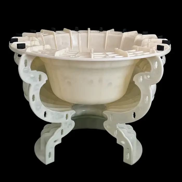 Grand moule circulaire pour pot de fleurs en ciment de 45cm de diamètre