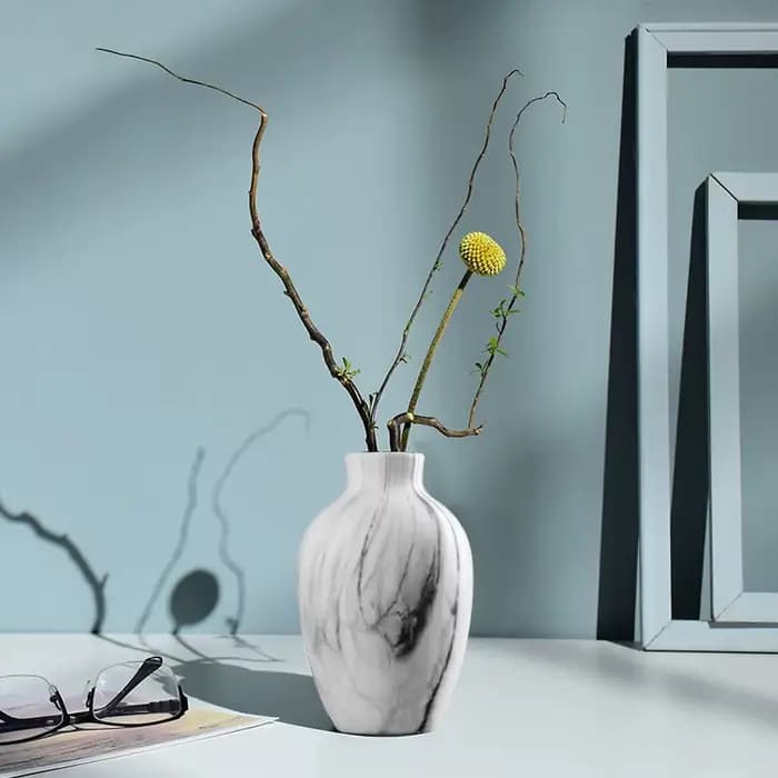 Vase à fleurs en céramique pour la décoration intérieure
