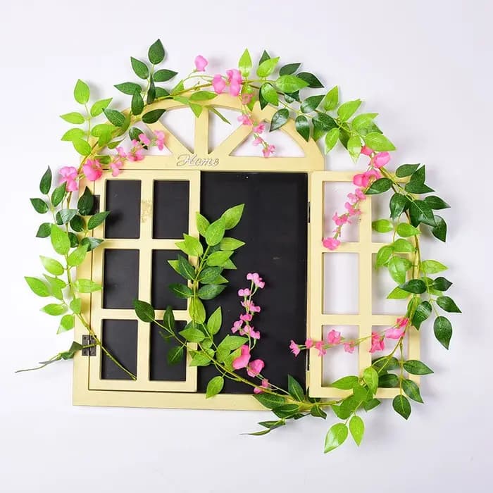 Guirlande de plantes artificielles de type lierre pour la décoration de la maison
