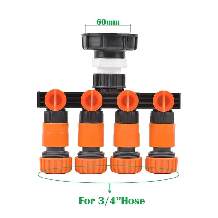Adaptateur précieux IBC S60 de 1000 litres