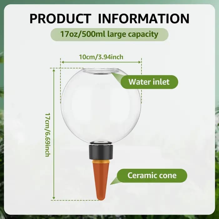 Système d'irrigation goutte-à-goutte automatique de 500ML, 2/4 pièces, ampoules d'arrosage automatiq