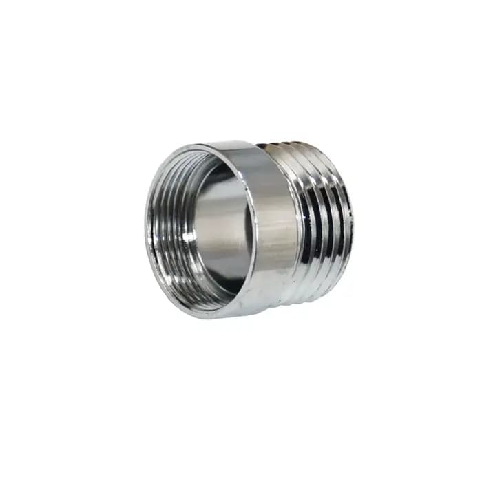Coupleur de robinet d'eau en laiton argenté 1/2 "à M16 M18 M20 M22 M24 M28, connecteur fileté, racco