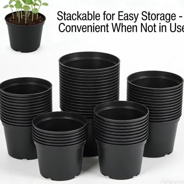 Pots de pépinière de 4/5/6 pouces avec trou de drainage