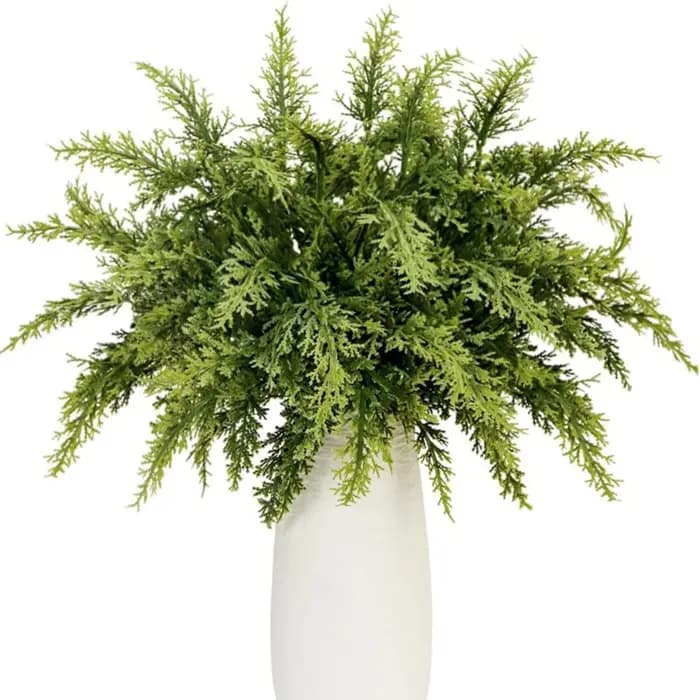 Plantes artificielles Cypress Feuilles Arbre De Noël Partie Maison Chambre Décoration De Table En Plein Air Jardin De Mariage Fleur Bricolage Boîte Cadeau