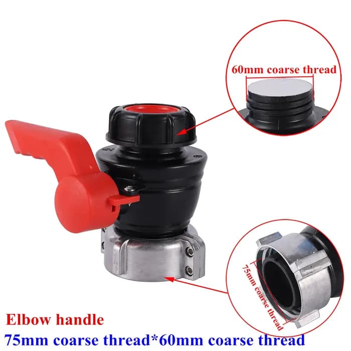 Adaptateur fourre-tout IBC à filetage grossier