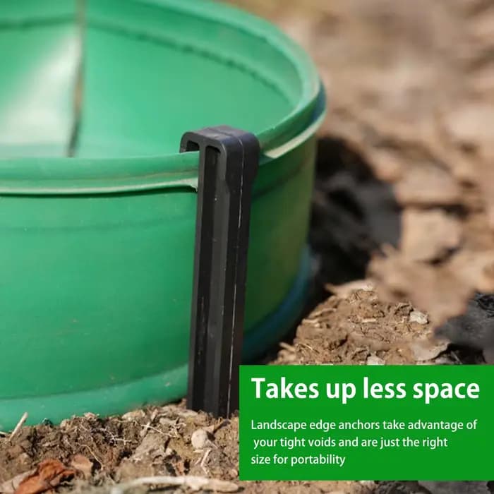 10 pièces jardin tondeuse à gazon cheville limite clou en plastique pelouse bordure piquet paysage b