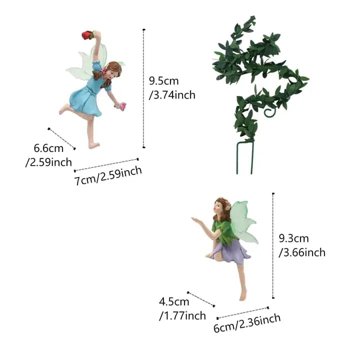 Statue de fée de fleur en résine extérieure, décoration de pot de fleur, jardin extérieur de maison, cadeau de Saint-Valentin, cadeau pour passionnés de jardin