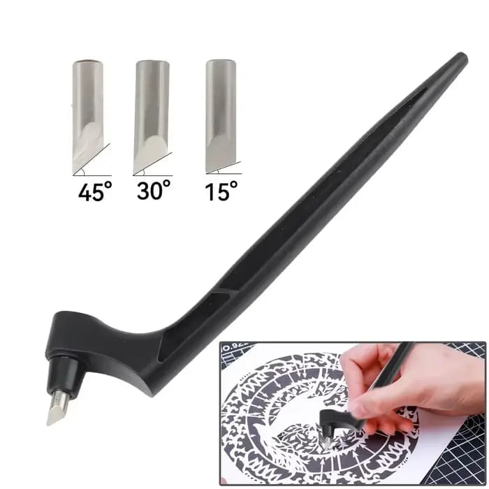 Outil de coupe artistique, bricolage artisanat, couteau en papier avec lame rotative à 360 degrés, s