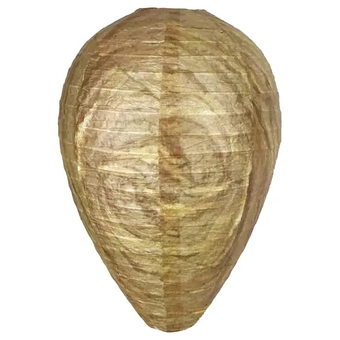 Lot de 4 faux nids de guêpes suspendus pour jardin, répulsif sûr contre les guêpes, les abeilles et