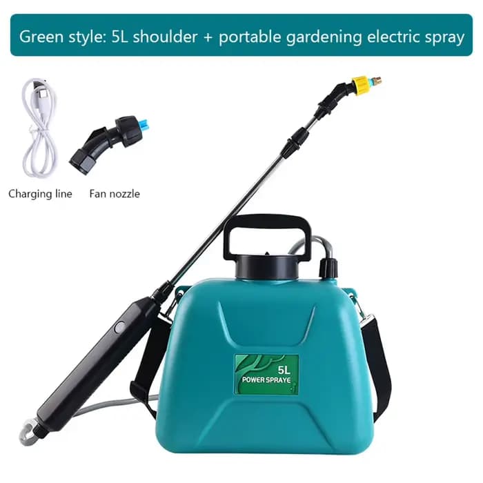 Pulvérisateur électrique 5L jardin atomisation automatique USB Rechargeable bouteille de pulvérisati