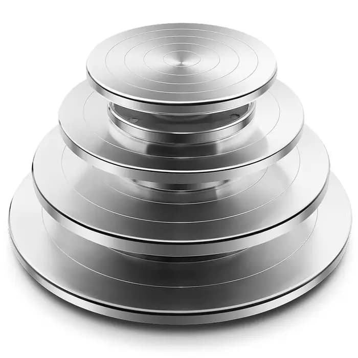 Plateau tournant double face pour poterie 15/20/25/30CM