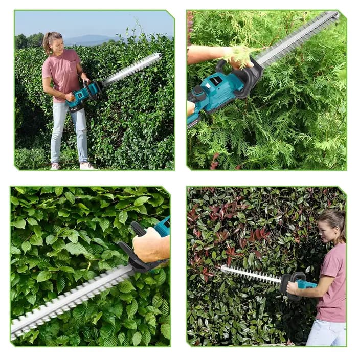 Taille-haie électrique NEWBENY avec poignée 180 ° Tondeuse à gazon réglable