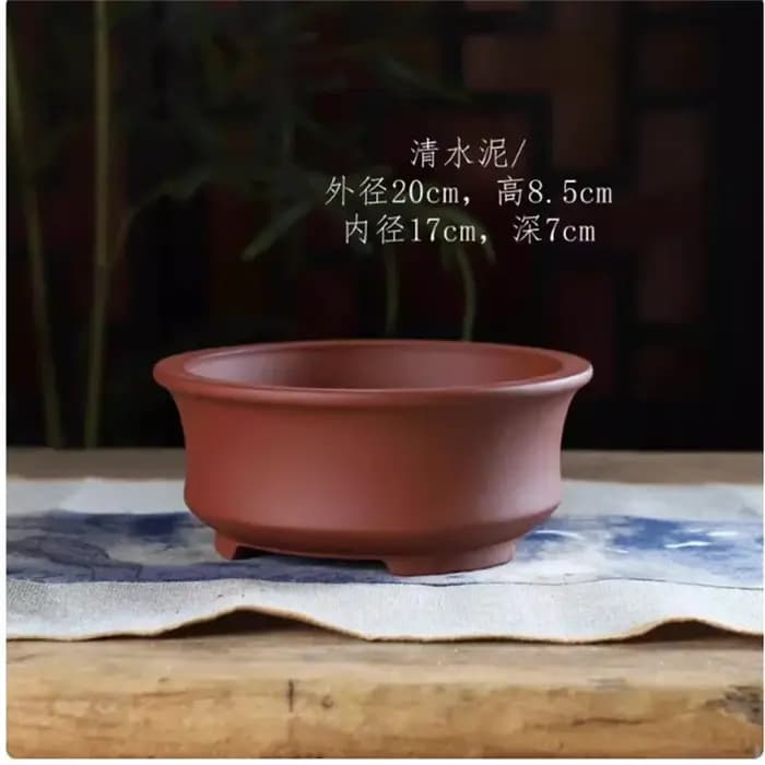 Pot à bonsaï en céramique